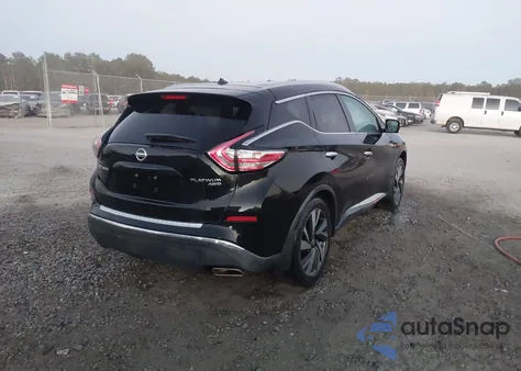 2015 Nissan Murano Platinum from USA, damaged, VIN 5N1AZ2MH8FN207698
